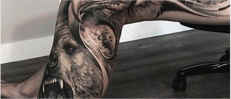 Mens animal tattoos